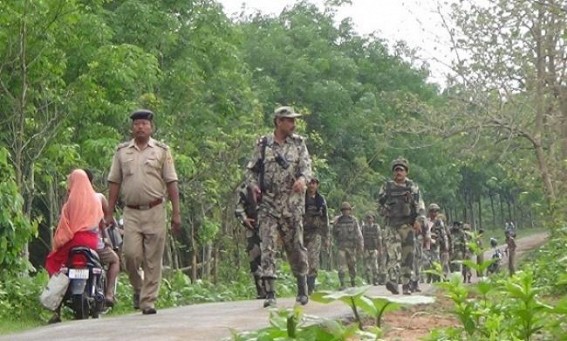 One company BSF jawans deployed in Khowai to ensure peaceful TTAADC election  